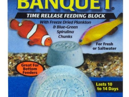 Zoo Med Plankton Banquet Fish Feeding Block 1ea 1.4 oz, Giant Cheap