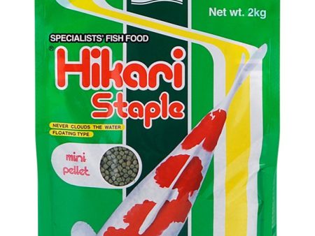 Hikari USA Staple Growth Formula Pellet Fish Food for Koi and Other Pond Fishes 1ea 4.4 lb, Mini Online Sale