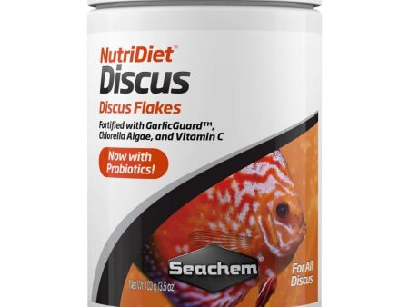 Seachem Laboratories NutriDiet Discus Flakes Fish Food 1ea 3.5 oz. Online