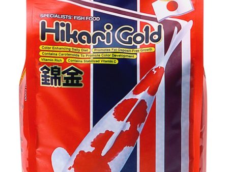 Hikari USA Gold Color Enhancing Pellet Fish Food for Koi and Pond Fishes 1ea 4.4 lb, MD For Discount