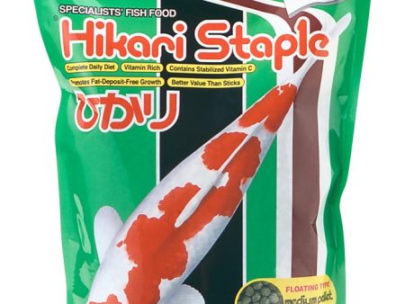 Hikari USA Staple Growth Formula Pellet Fish Food for Koi and Other Pond Fishes 1ea 17.6 oz, MD For Cheap