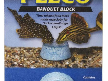 Zoo Med Pleco Banquet Fish Feeding Block 1ea 0.45 oz, Regular Cheap