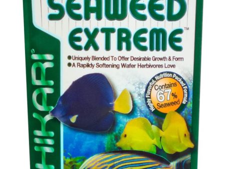 Hikari USA Seaweed Extreme Wafer Fish Food 1ea 8.8 oz, MD Hot on Sale