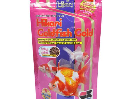 Hikari USA Goldfish Gold Pellets Fish Food 1ea 3.5 oz, Baby Discount