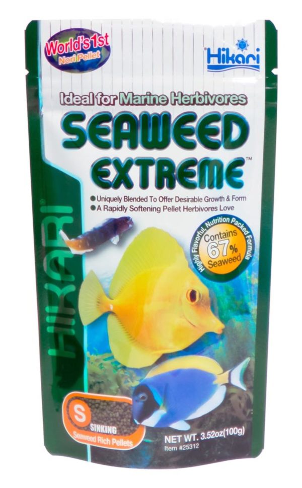 Hikari USA Seaweed Extreme Pellets Fish Food 1ea 3.52 oz, SM on Sale