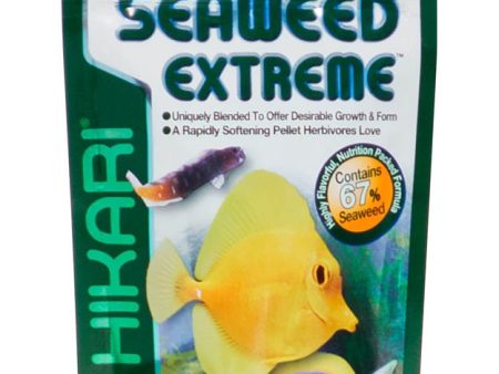 Hikari USA Seaweed Extreme Pellets Fish Food 1ea 1.58 oz, SM Fashion