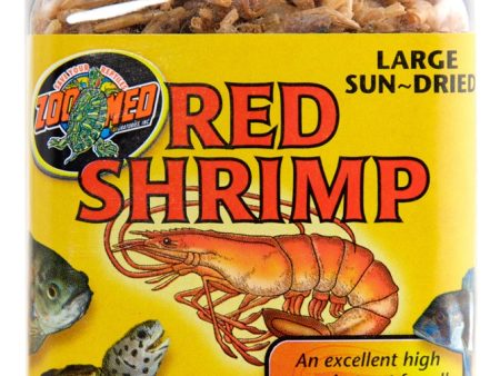 Zoo Med Sun-Dried Large Red Shrimp Reptile Food 1ea 2.5 oz Supply