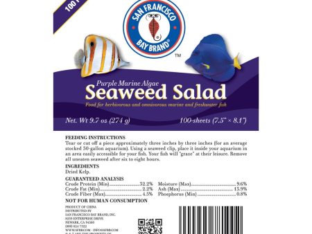 San Francisco Bay Brand Purple Marine Algae Seaweed Salad 1ea 100 pk Supply