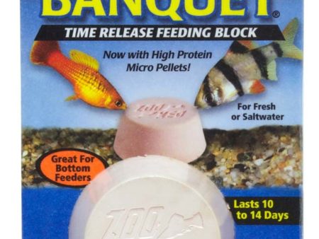 Zoo Med Original Banquet Fish Feeding Block 1ea 1.4 oz, Giant Supply