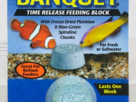 Zoo Med Plankton Banquet Fish Feeding Block 1ea 0.45 oz, Regular, 100 ct Online now