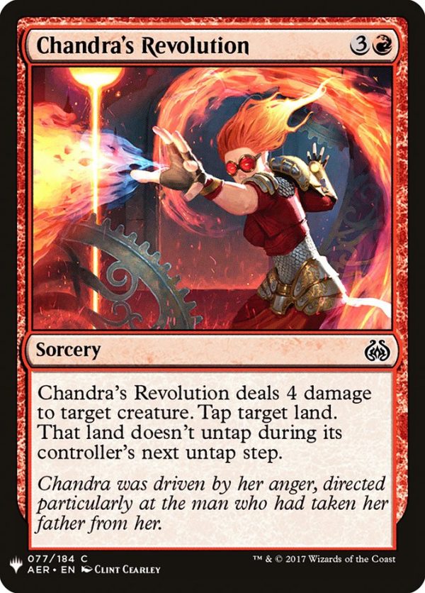 Chandra s Revolution [Mystery Booster] For Discount