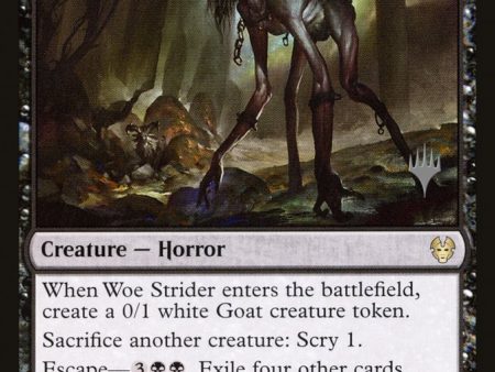 Woe Strider (Promo Pack) [Theros Beyond Death Promos] For Sale