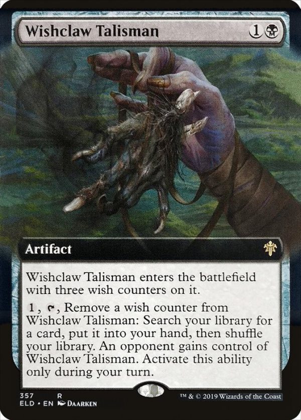 Wishclaw Talisman (Extended Art) [Throne of Eldraine] Discount