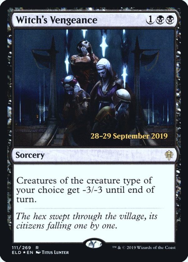 Witch s Vengeance [Throne of Eldraine Prerelease Promos] For Discount