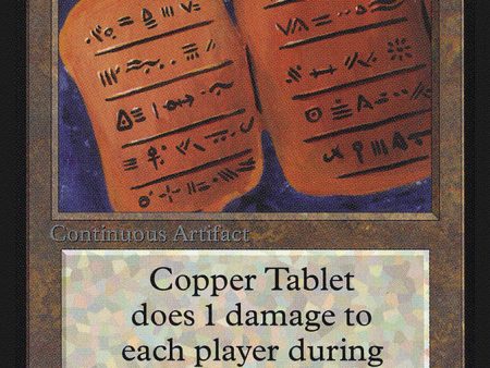 Copper Tablet [International Collectors  Edition] Sale