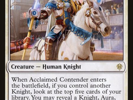 Acclaimed Contender [Throne of Eldraine] Hot on Sale