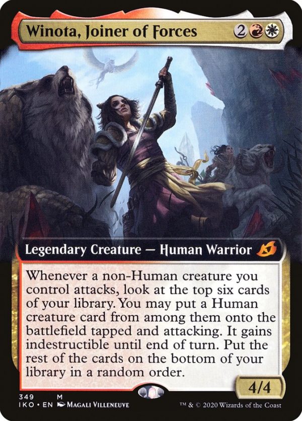 Winota, Joiner of Forces (Extended Art) [Ikoria: Lair of Behemoths] Supply