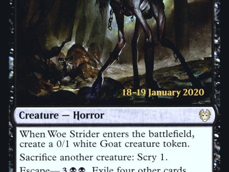 Woe Strider [Theros Beyond Death Prerelease Promos] Online Sale