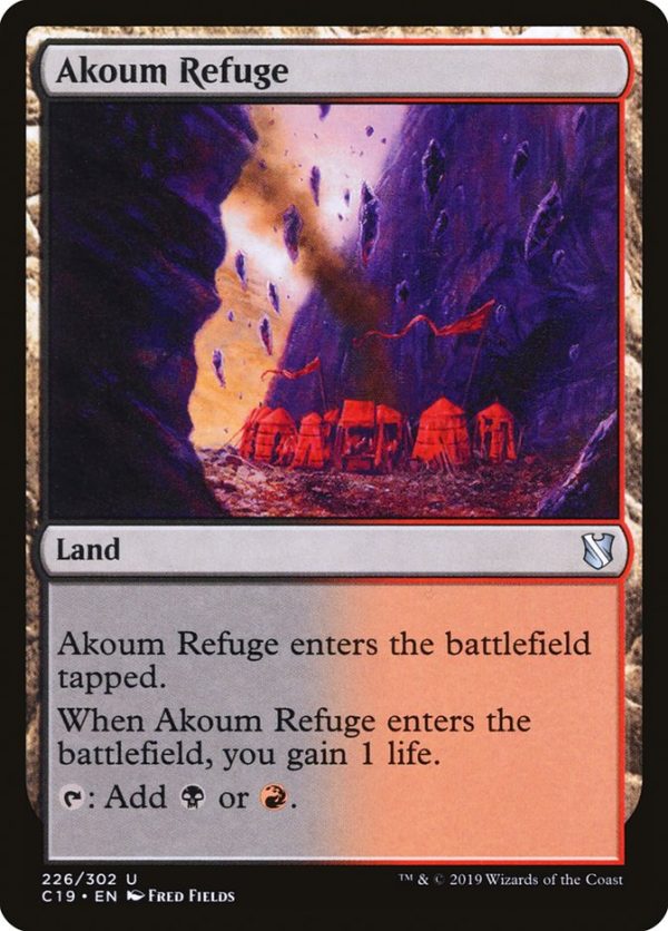 Akoum Refuge [Commander 2019] Online Sale