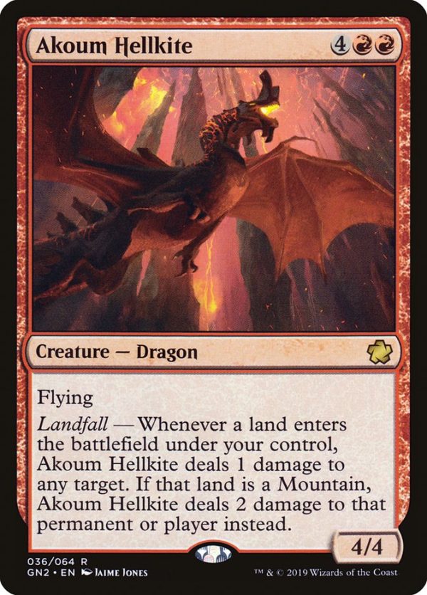 Akoum Hellkite [Game Night 2019] For Cheap