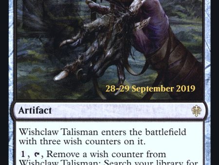 Wishclaw Talisman [Throne of Eldraine Prerelease Promos] Hot on Sale