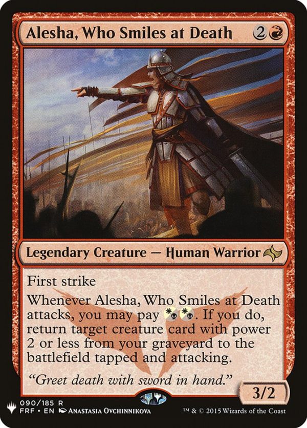 Alesha, Who Smiles at Death [The List] on Sale