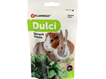 SMALL ANIMAL SNACK DULCI SPINACH 50G For Sale